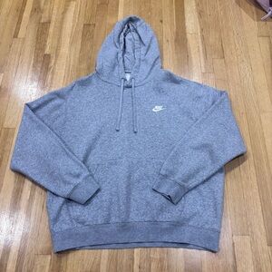 Nike Heather Gray Pullover Hoodie